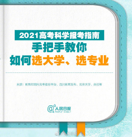 知识点来啦!转存超全2021高考报志愿指南